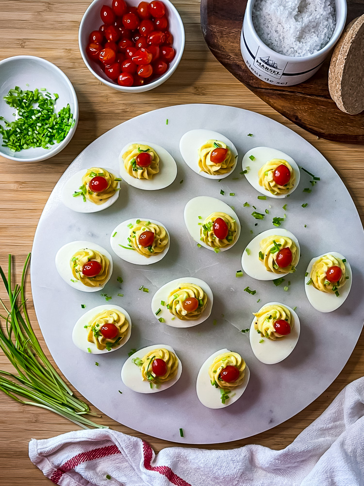Truffle Deviled Eggs